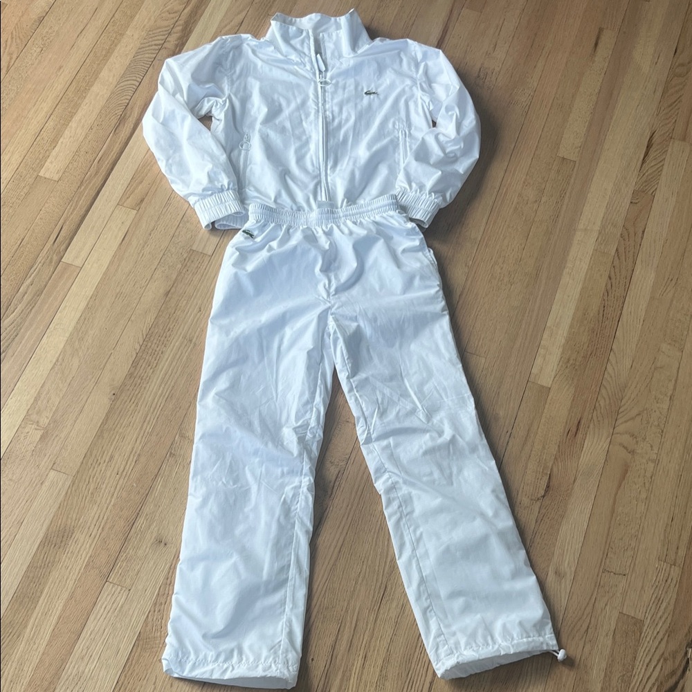 Lacoste Kids' White Tracksuit, 10ans, 140cm